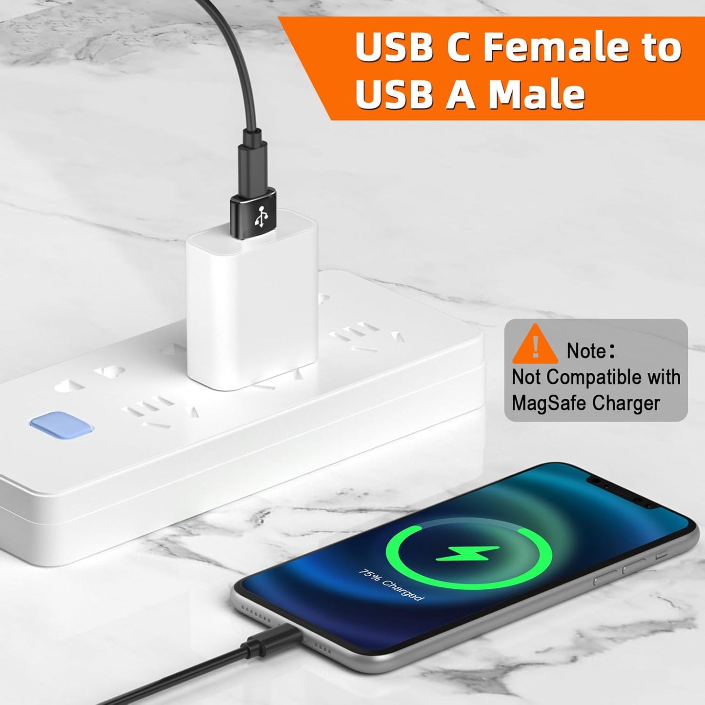 USB to USB C Adapter (single)