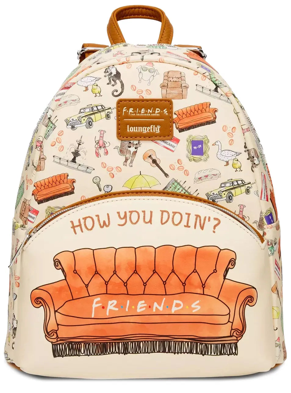 Loungefly Friends "How You Doin'?" Mini Backpack