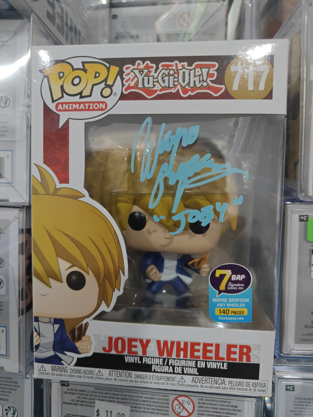 Joey Wheeler 717 signed by Wayne Grayson