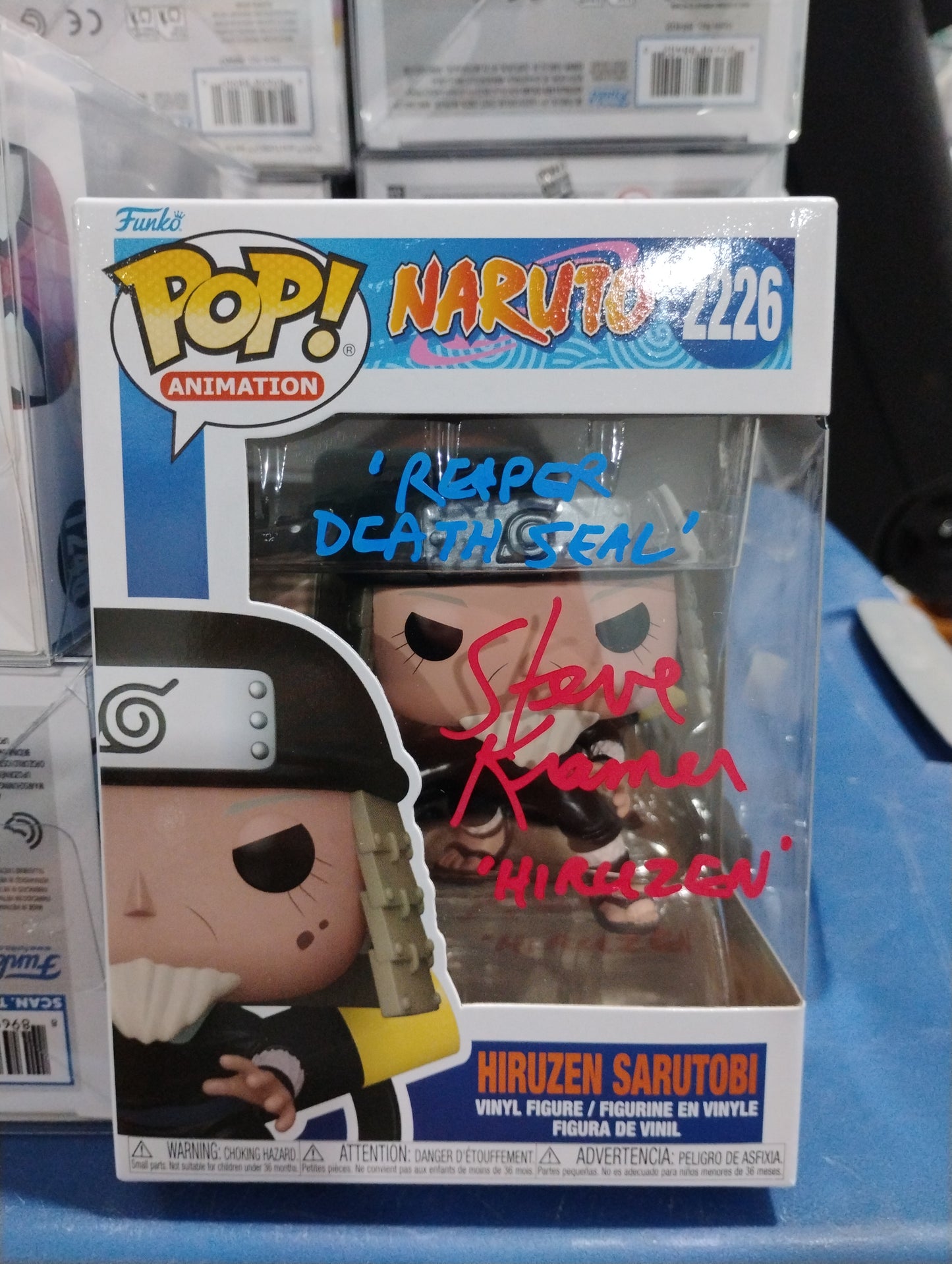 Hiruzen Sarutobi 2226 Signed by Steve Kramer