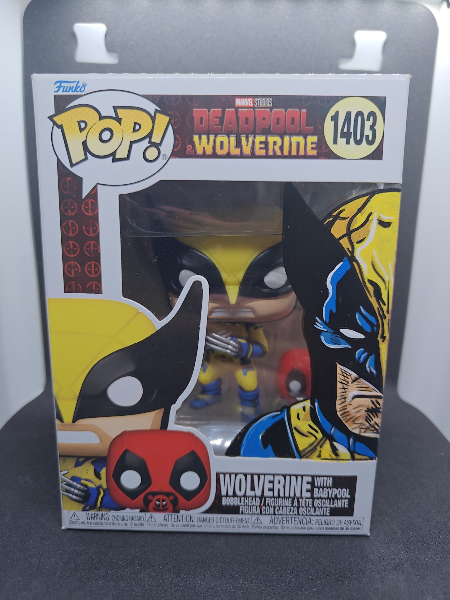 Wolverine with BabyPool - 1403 - Custom Artwork by Lady Che