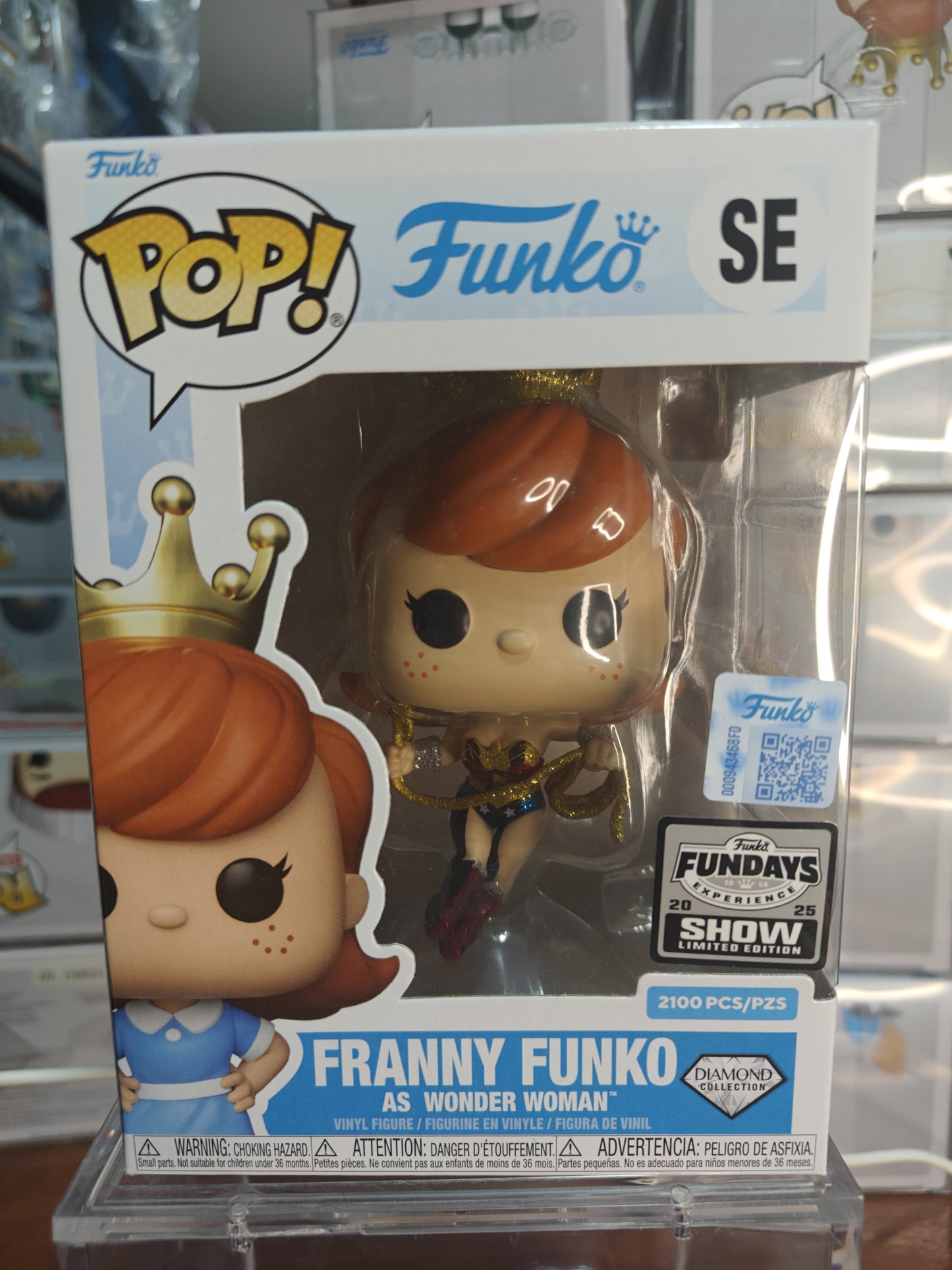 Franny Funko as Wonder Woman (Diamond) 2100 PC 2025 Fundays