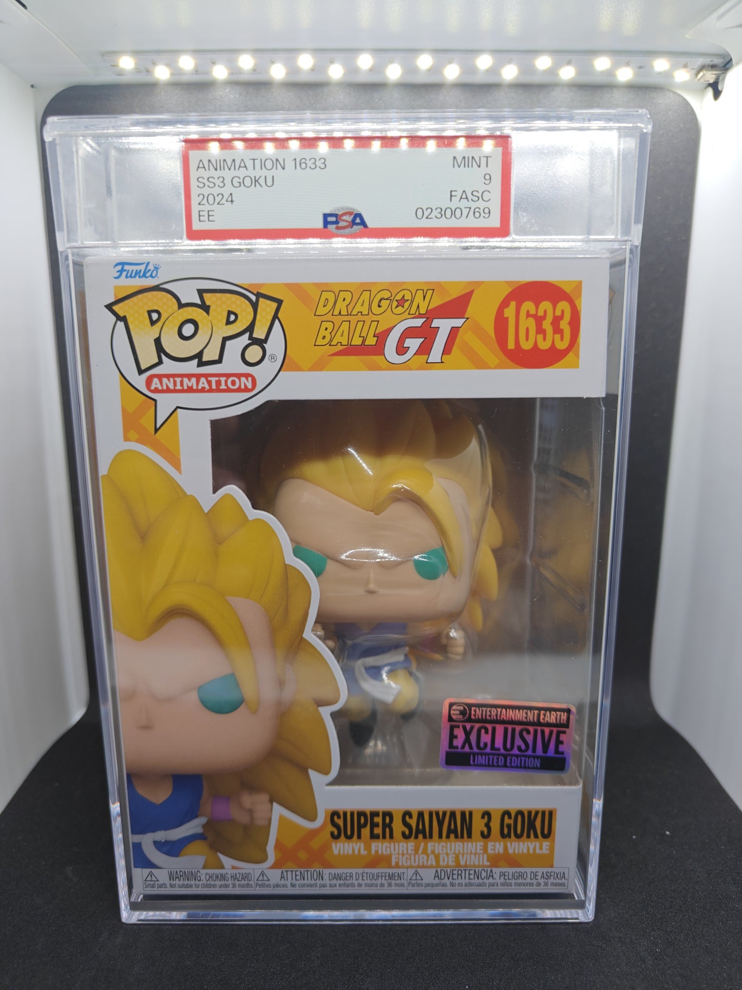 Super Saiyan 3 Goku - 1633 PSA 9 FASC