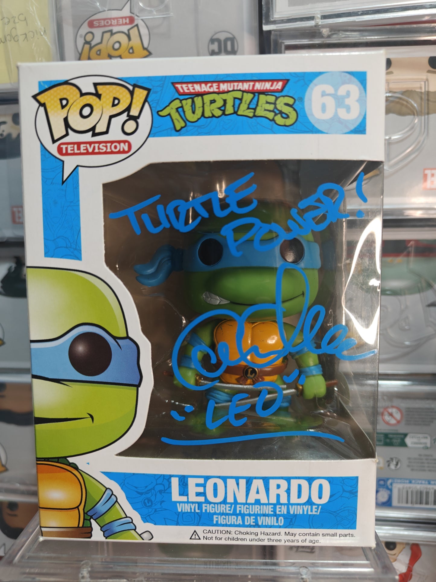 Leonardo signed by Cam Clarke