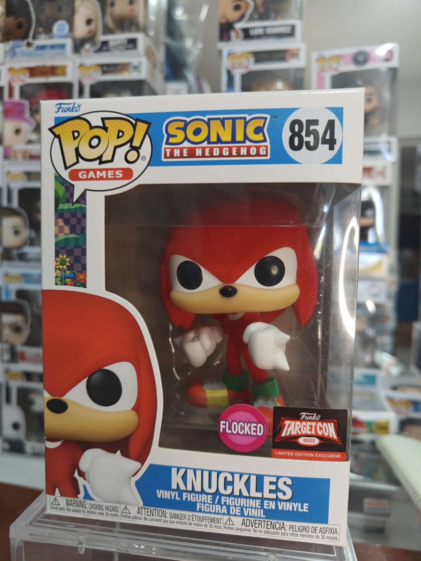 Knuckles Flocked 854