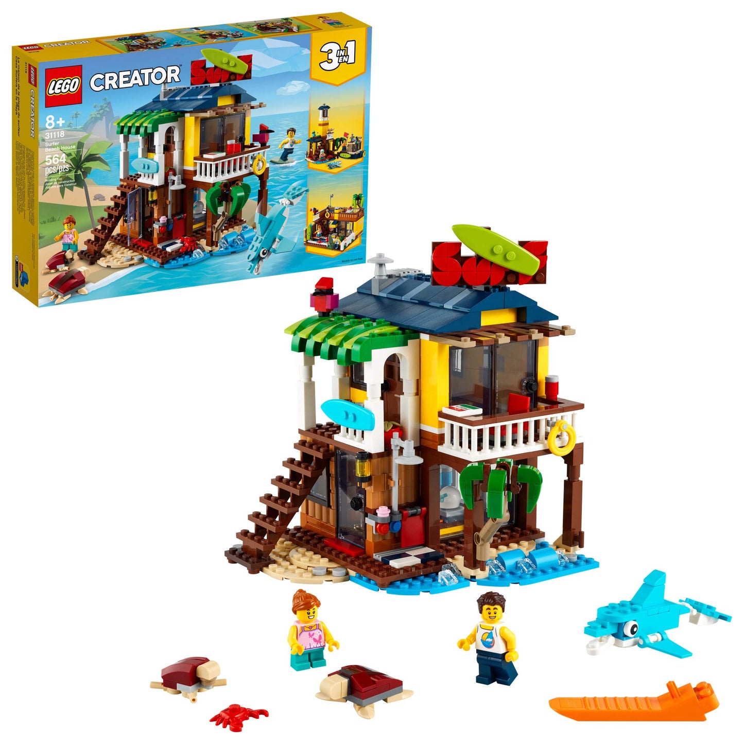 Lego Creator 3 in 1 Surfer Beach House