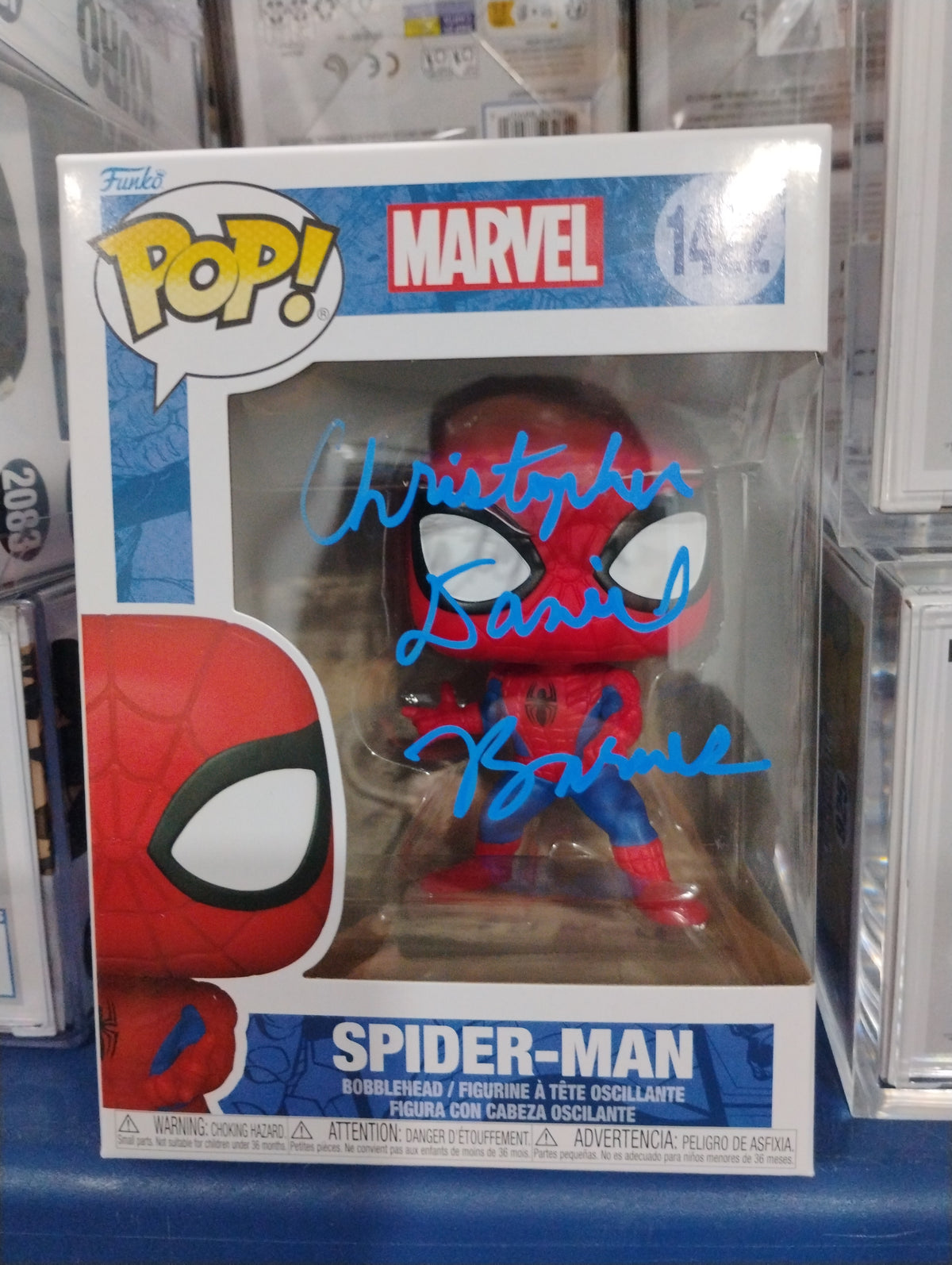 Spider-Man 1422 Signed by Christopher Daniel Barnes