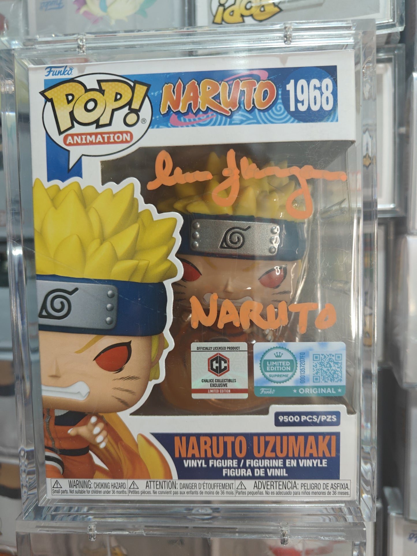 Naruto Uzumaki 9500pcs Signed by Maile Flanagan 1968