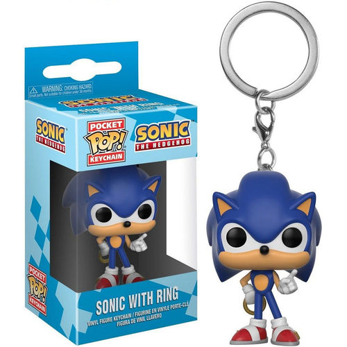 Sonic with Ring Funko Keychain