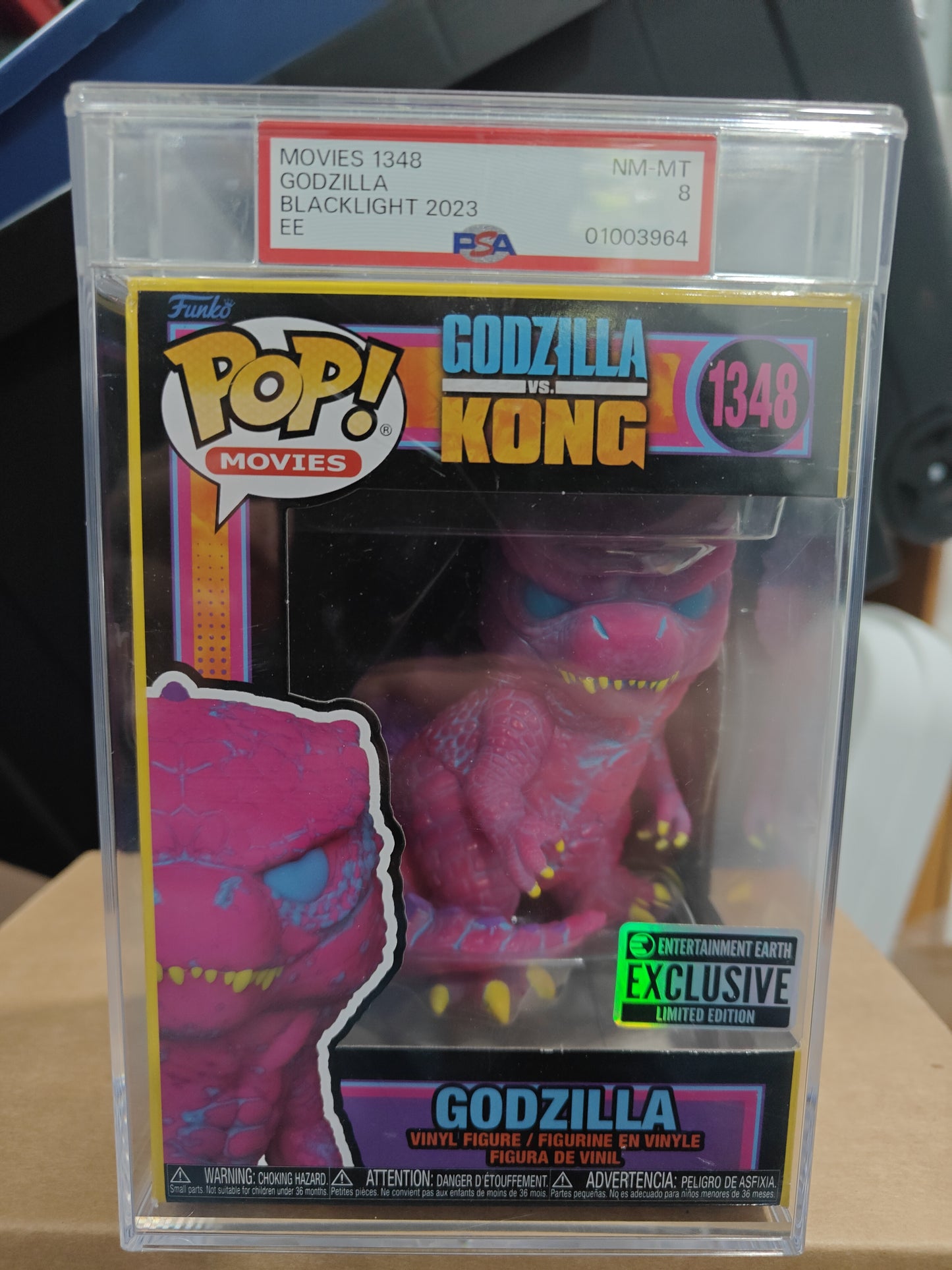 Godzilla Blacklight 1348 PSA 8