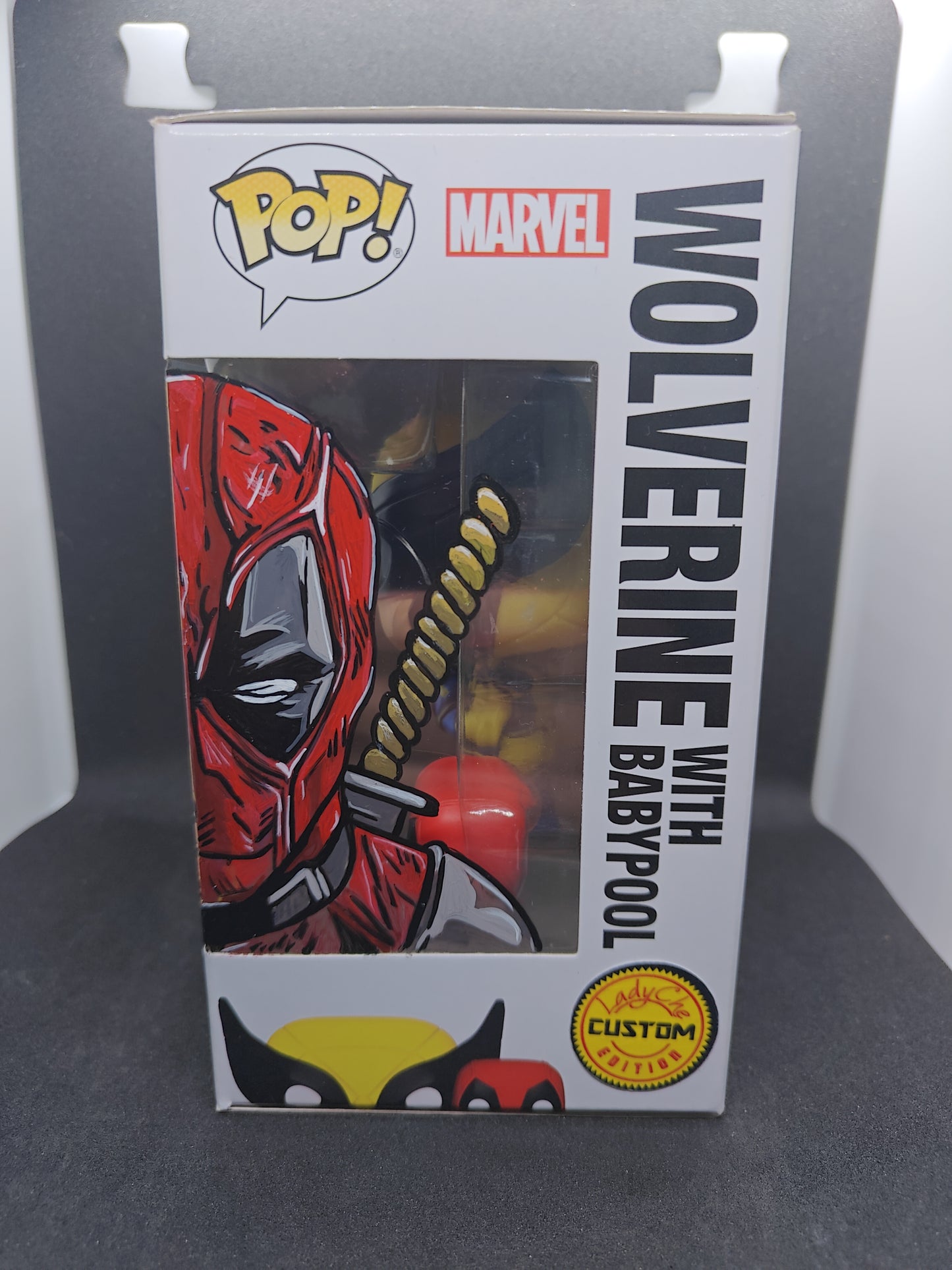 Wolverine with BabyPool - 1403 - Custom Artwork by Lady Che