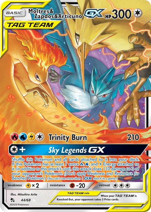 Moltres & Zapdos & Articuno GX #44