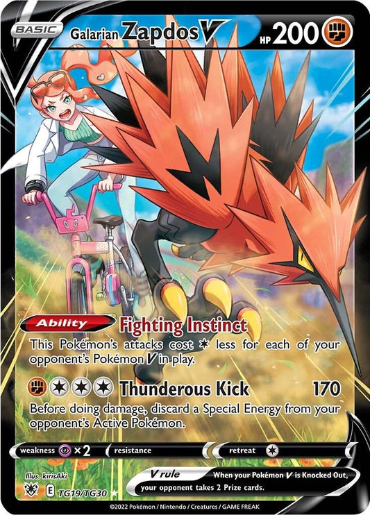 Galarian Zapdos V #TG19