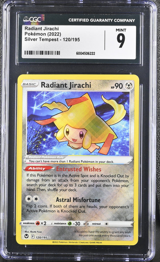 Radiant Jirachi #120 CGC 9