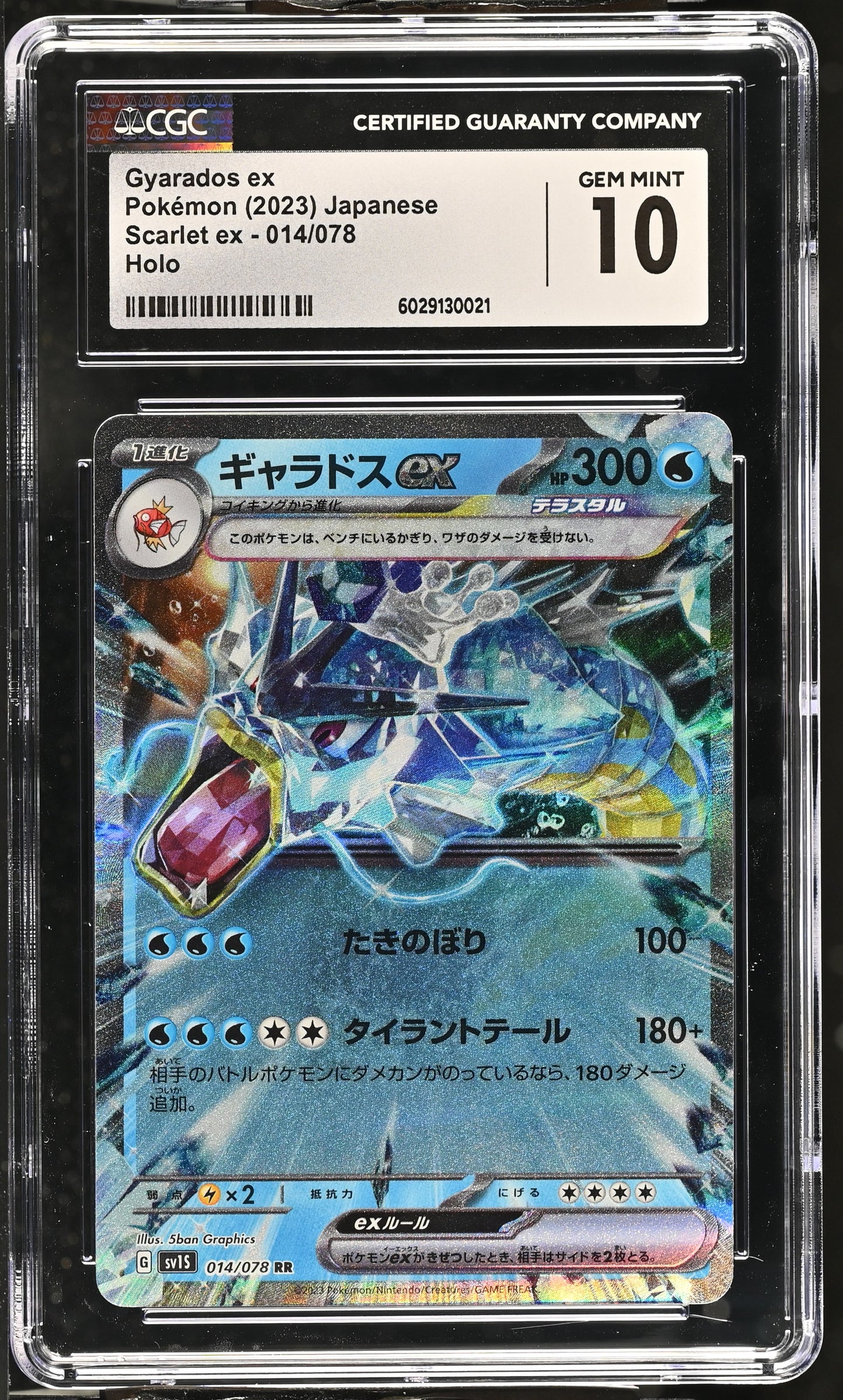 Gyarados ex #14 Japanese CGC 10