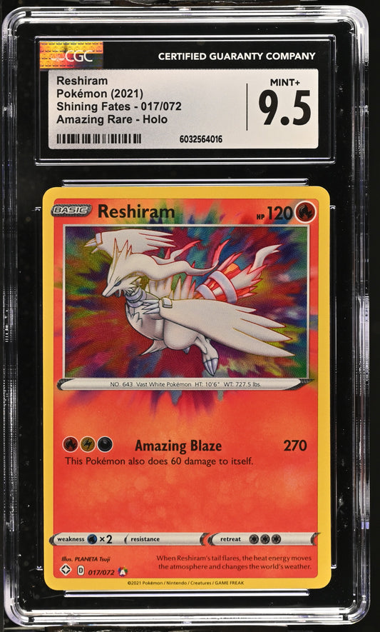 Reshiram #17 CGC 9.5