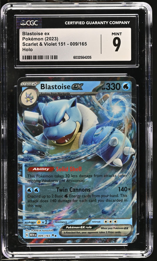 Blastoise ex #9 CGC 9