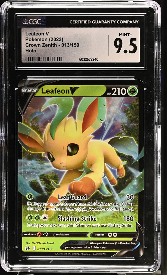 Leafeon V #13 CGC 9.5