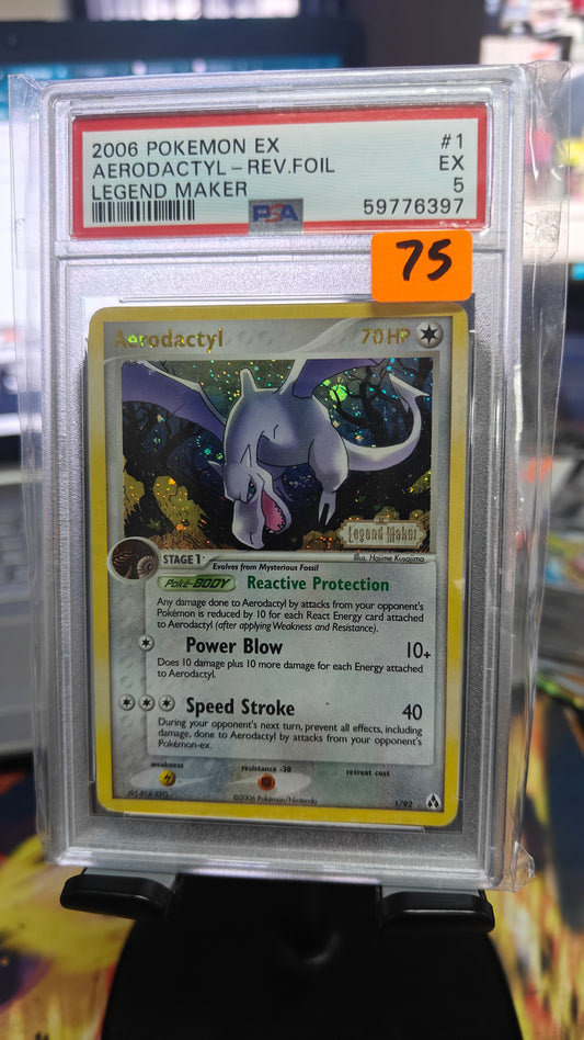 Aerodactyl Rev Holo - PSA 5