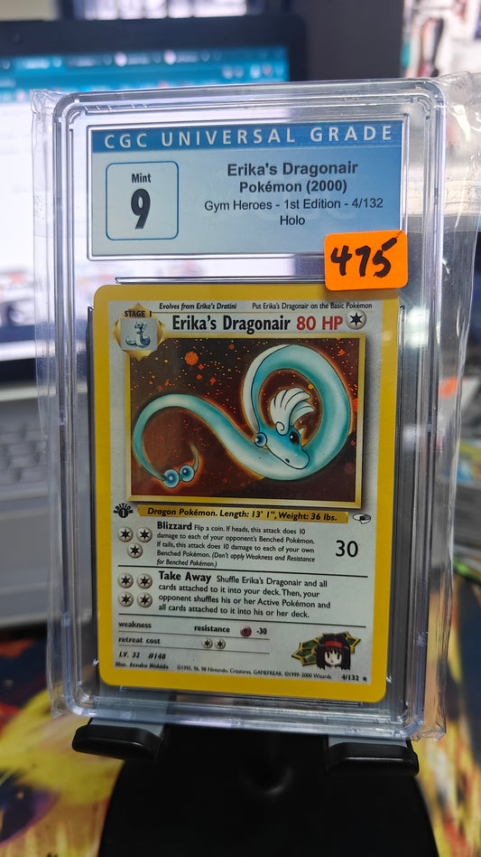Erika's Dragonair Holo 1st Edition - CGC 9