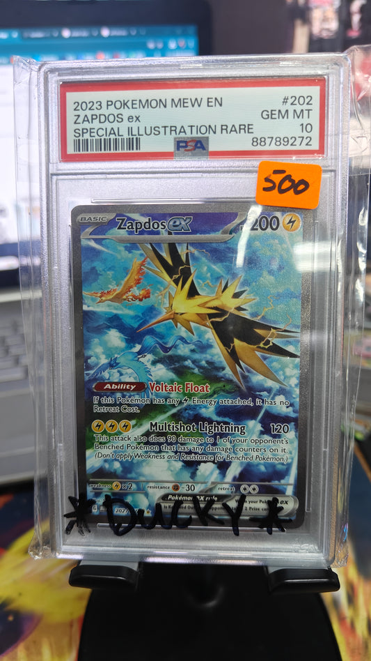 Zapdos EX PSA 10