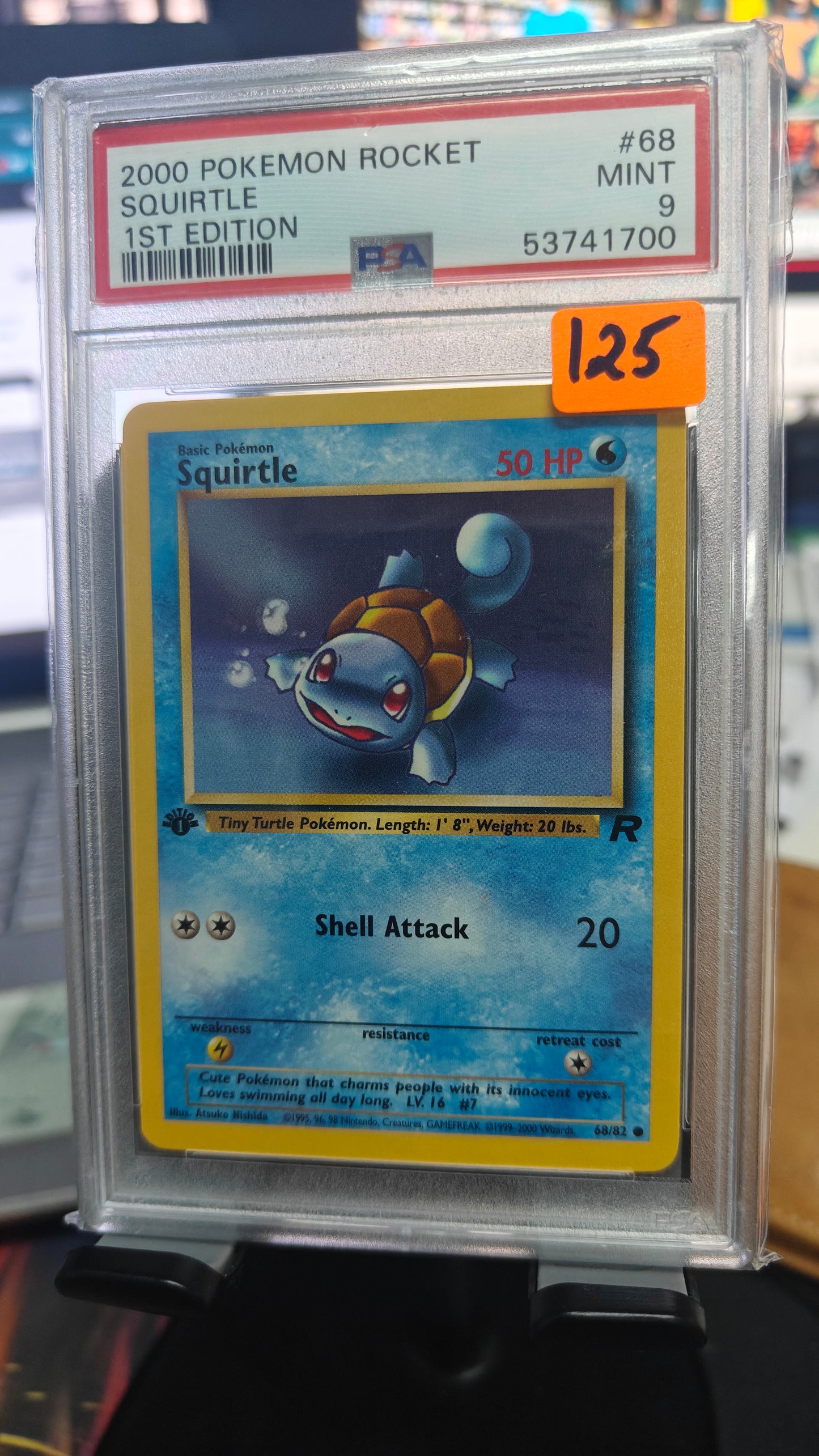 Squirtle - 1st Ed - PSA 9