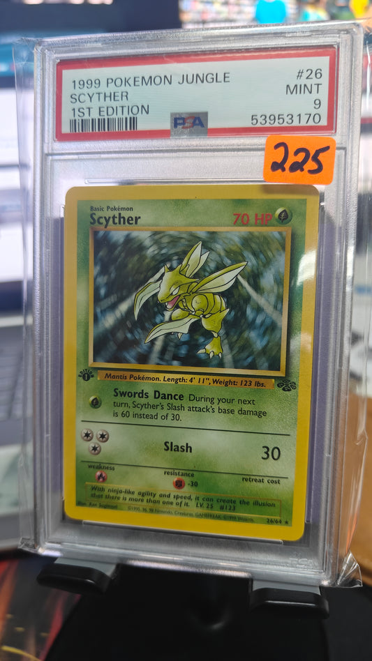 Scyther 1st Ed - PSA 9