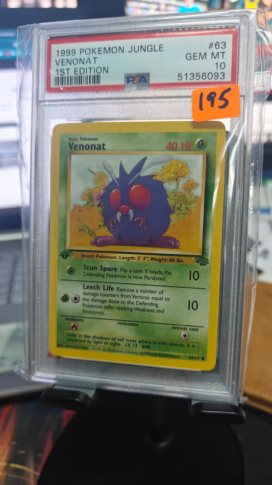 Venonat 1st Ed - PSA 10