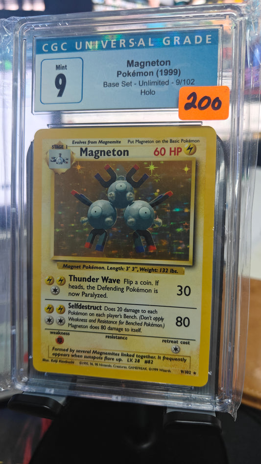 Magneton Base Set Unlimited - CGC 9