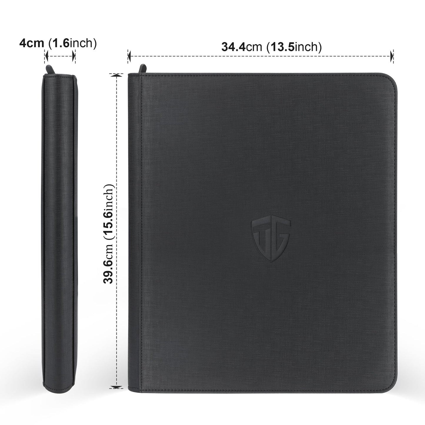 TCGUARD Topload Binder (Black)