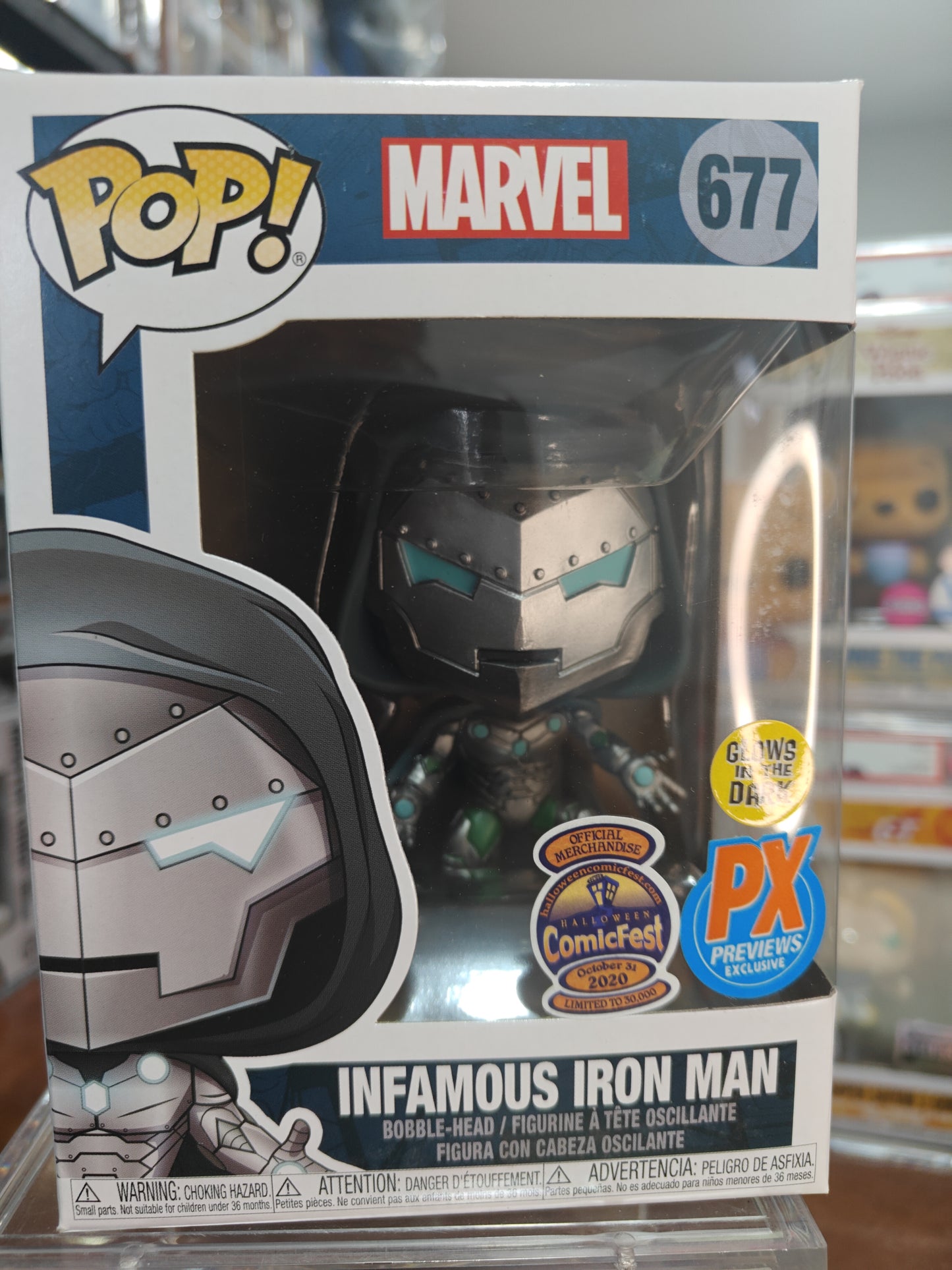 Infamous Iron Man 677 GITD PX LE 30,000