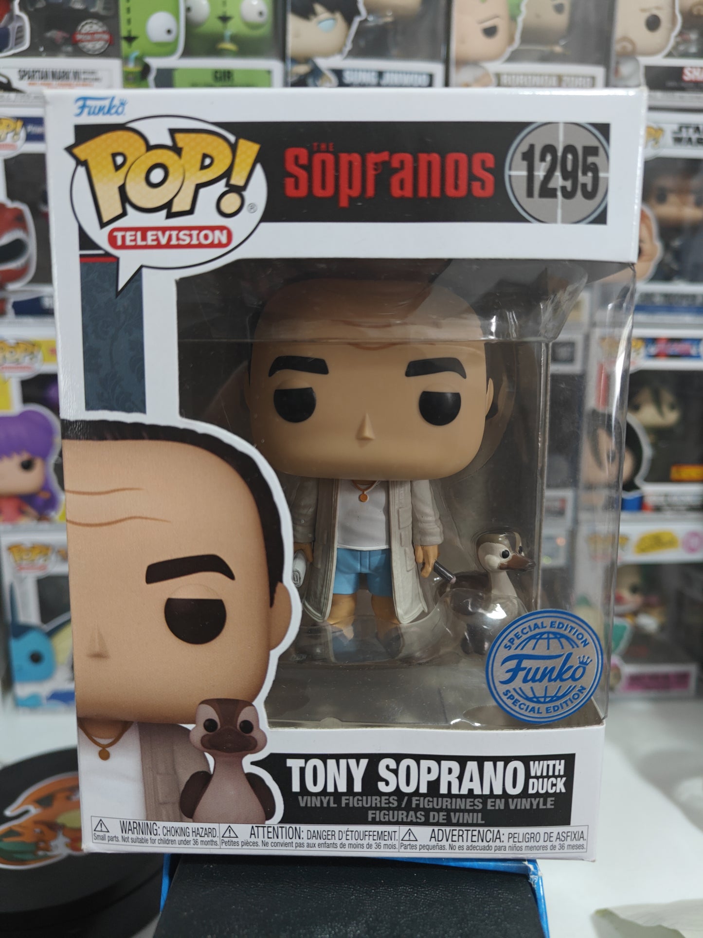 Tony Soprano with Duck
