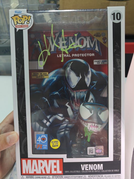Venom GITD Comic Cover - Auto by Hank Azaria
