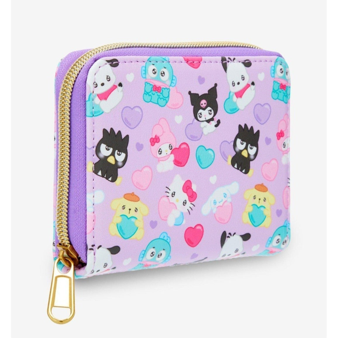 Loungely Sanrio Hearts Zip Wallet