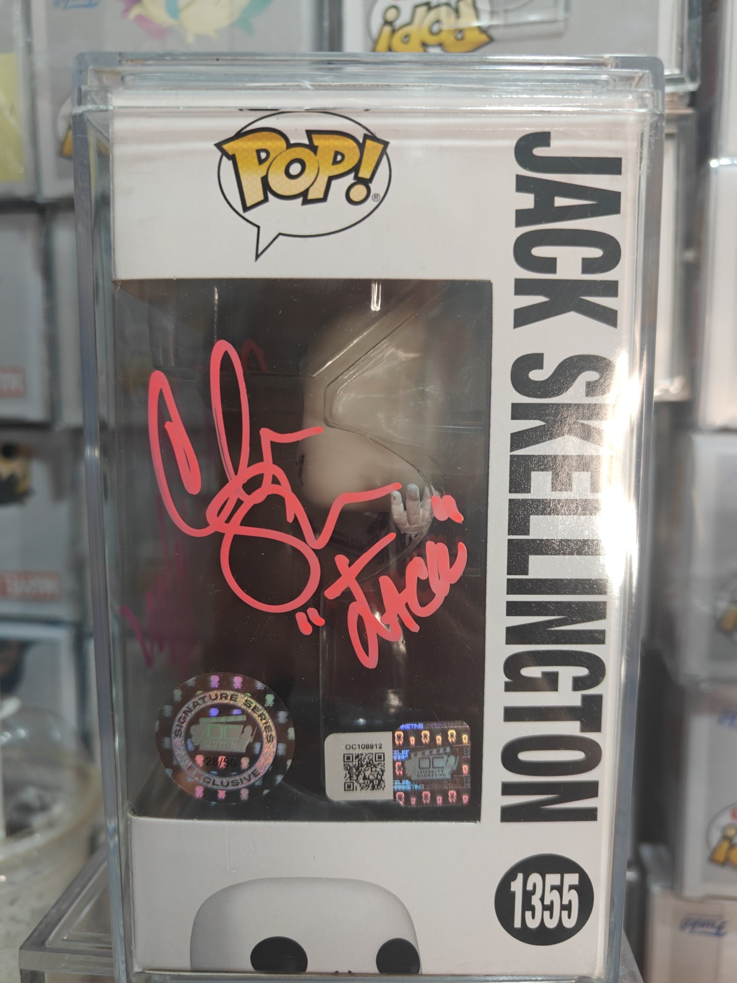 Jack Skellington 1355 Signed by Chris Sarandon & Danny Elfman