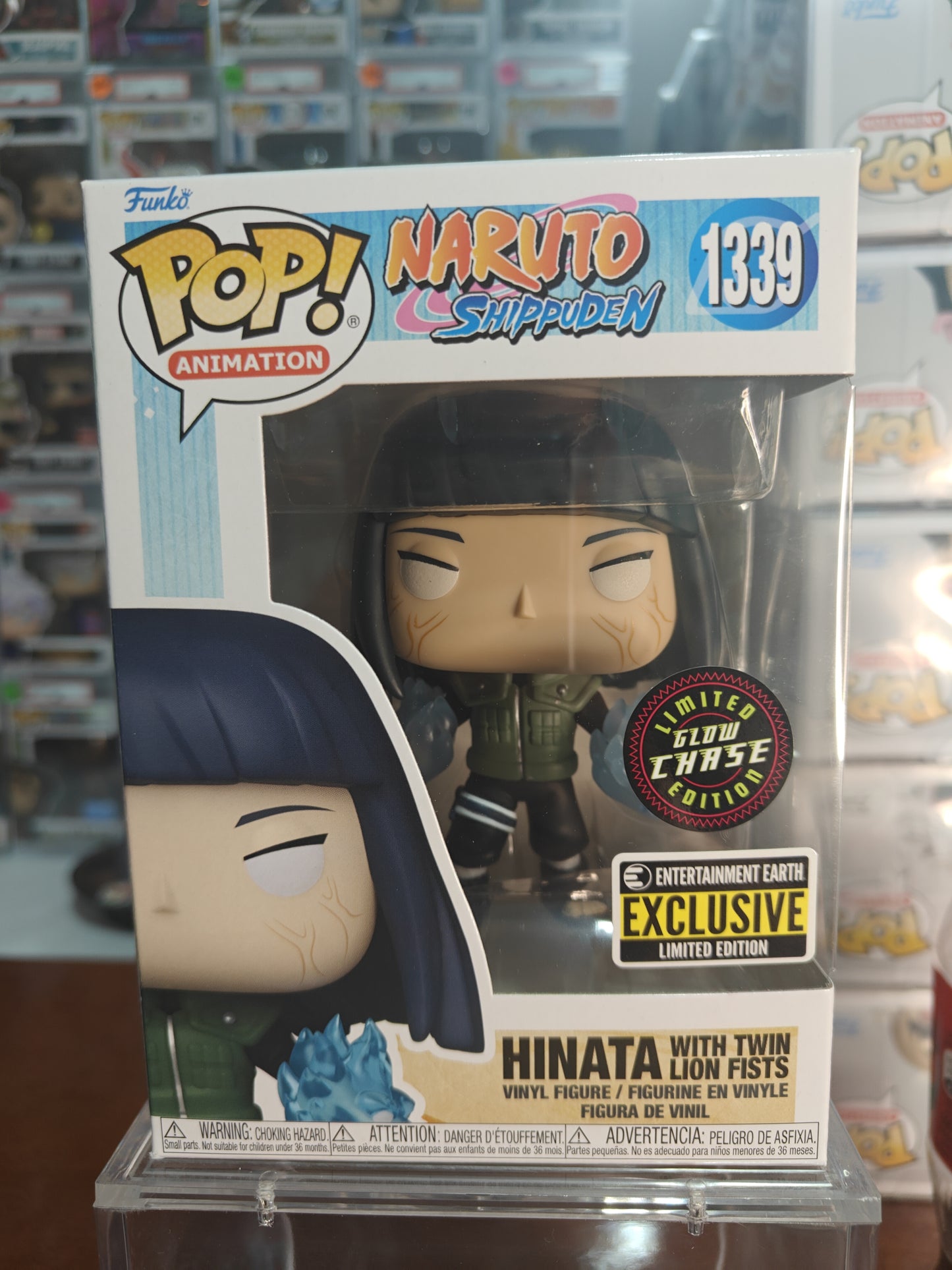 Hinata with Twin Lion Fists Glow Chase 1339