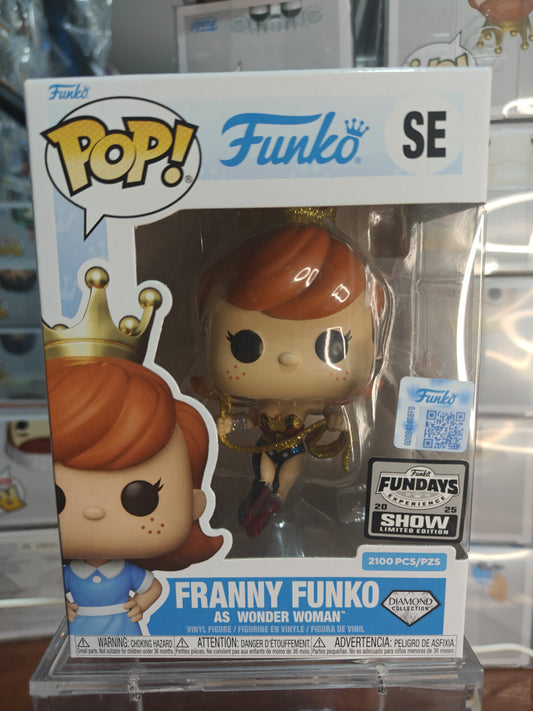 Franny Funko as Wonder Woman (Diamond) 2100 PC 2025 Fundays