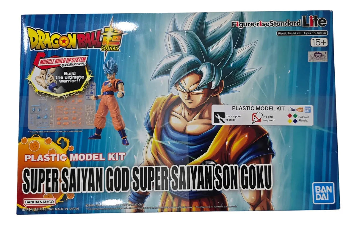 Bandai Dragon Ball Goku Super Saiyan God Blue Model Kit