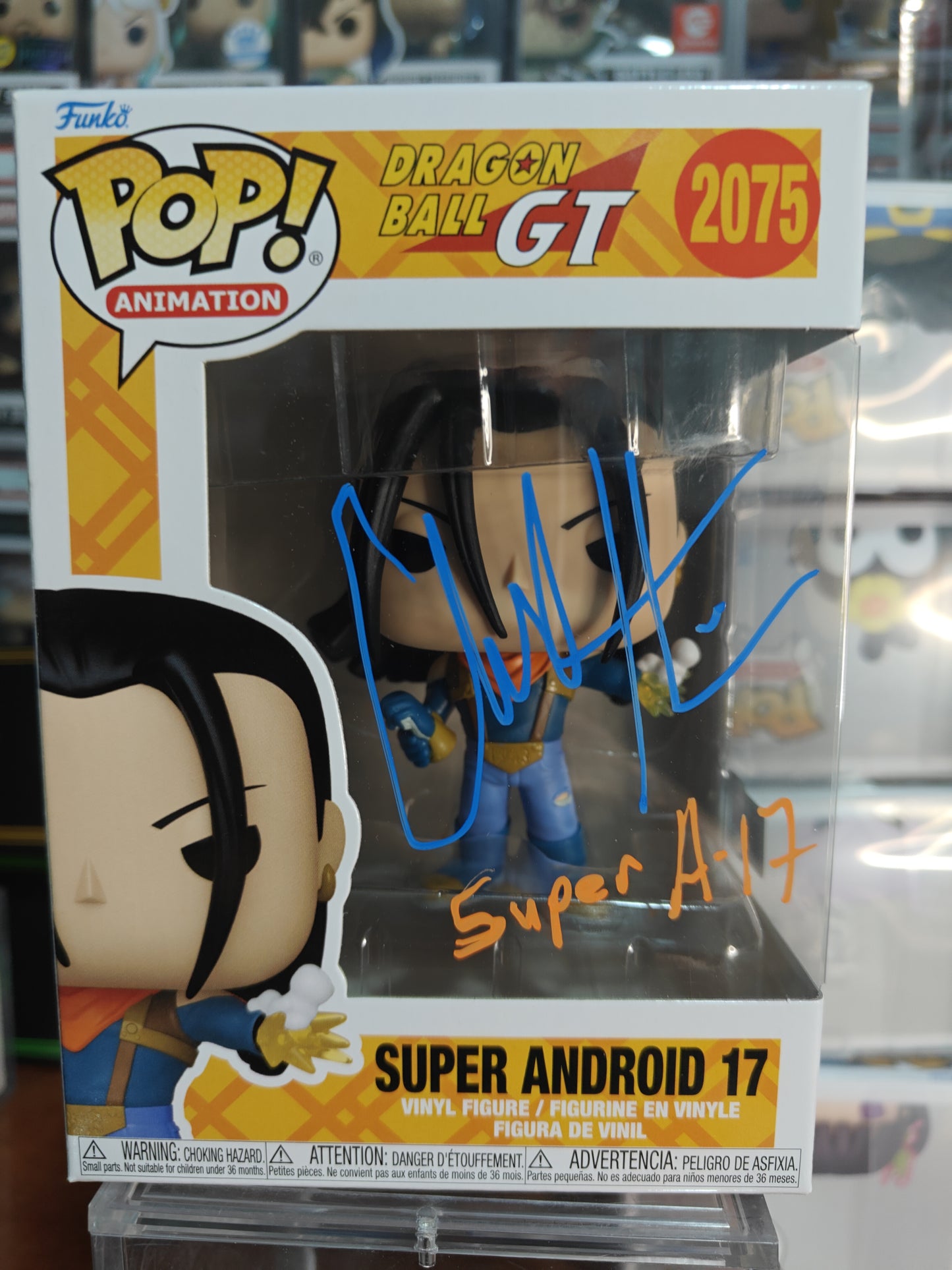 Super Android 17 Signed by Chuck Huber 2075