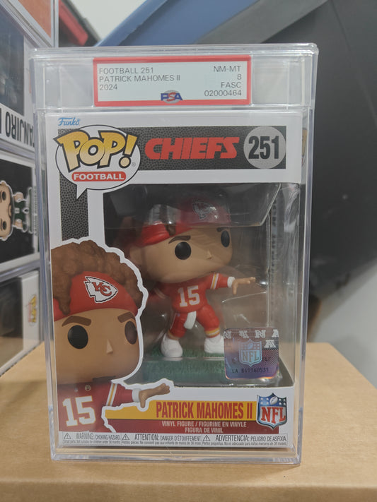 Patrick Mahomes II 251 PSA 8 FASC