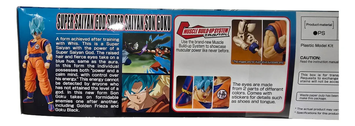 Bandai Dragon Ball Goku Super Saiyan God Blue Model Kit