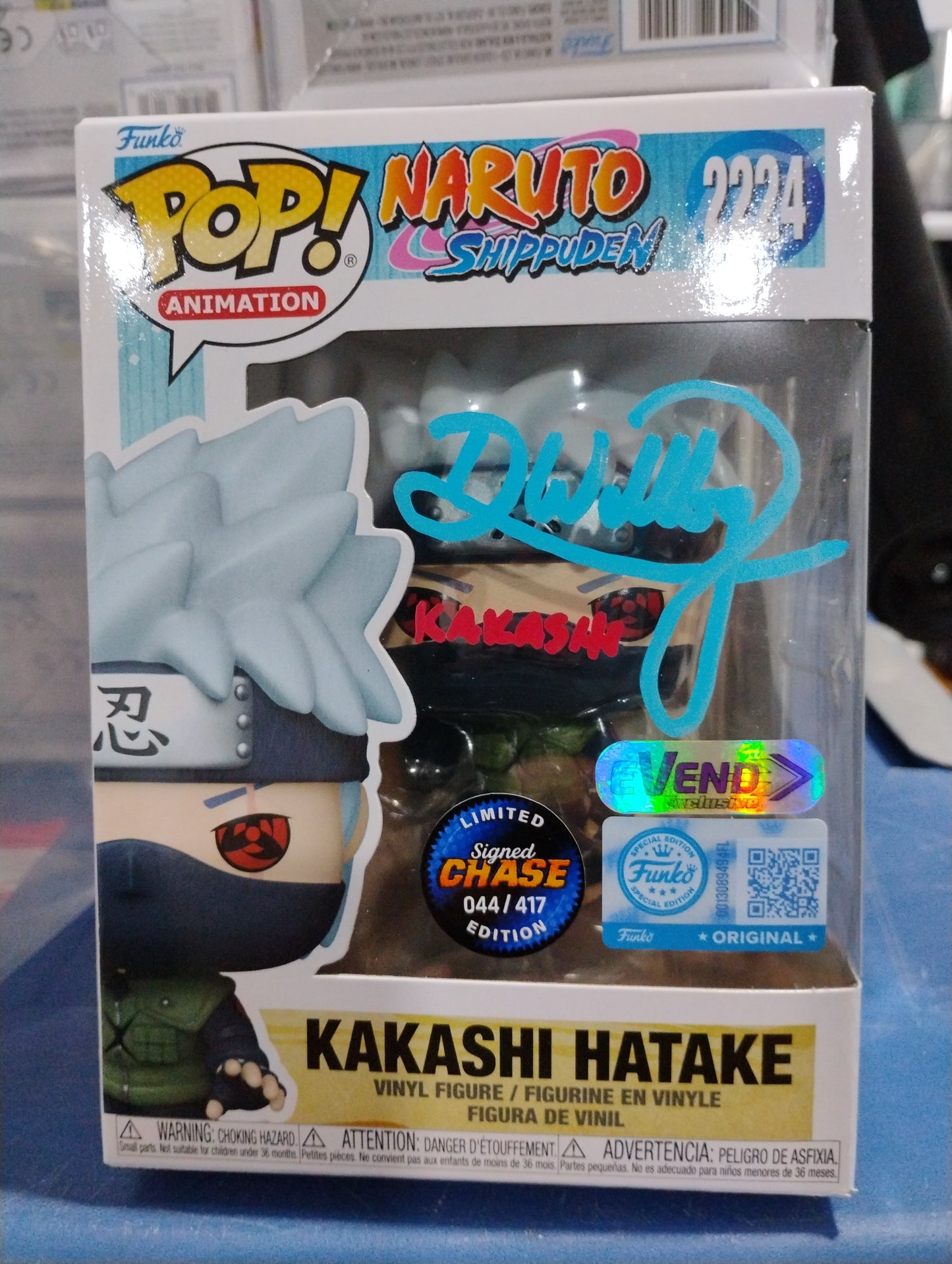 Kakashi Hatake 2224 Evend Signed Chase - Signed by David Wittenberg