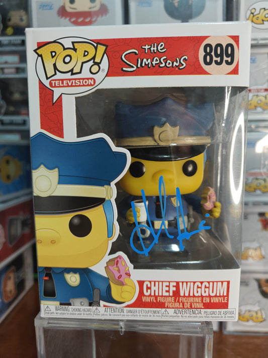 Chief Wiggum Signed by Hank Azaria 899