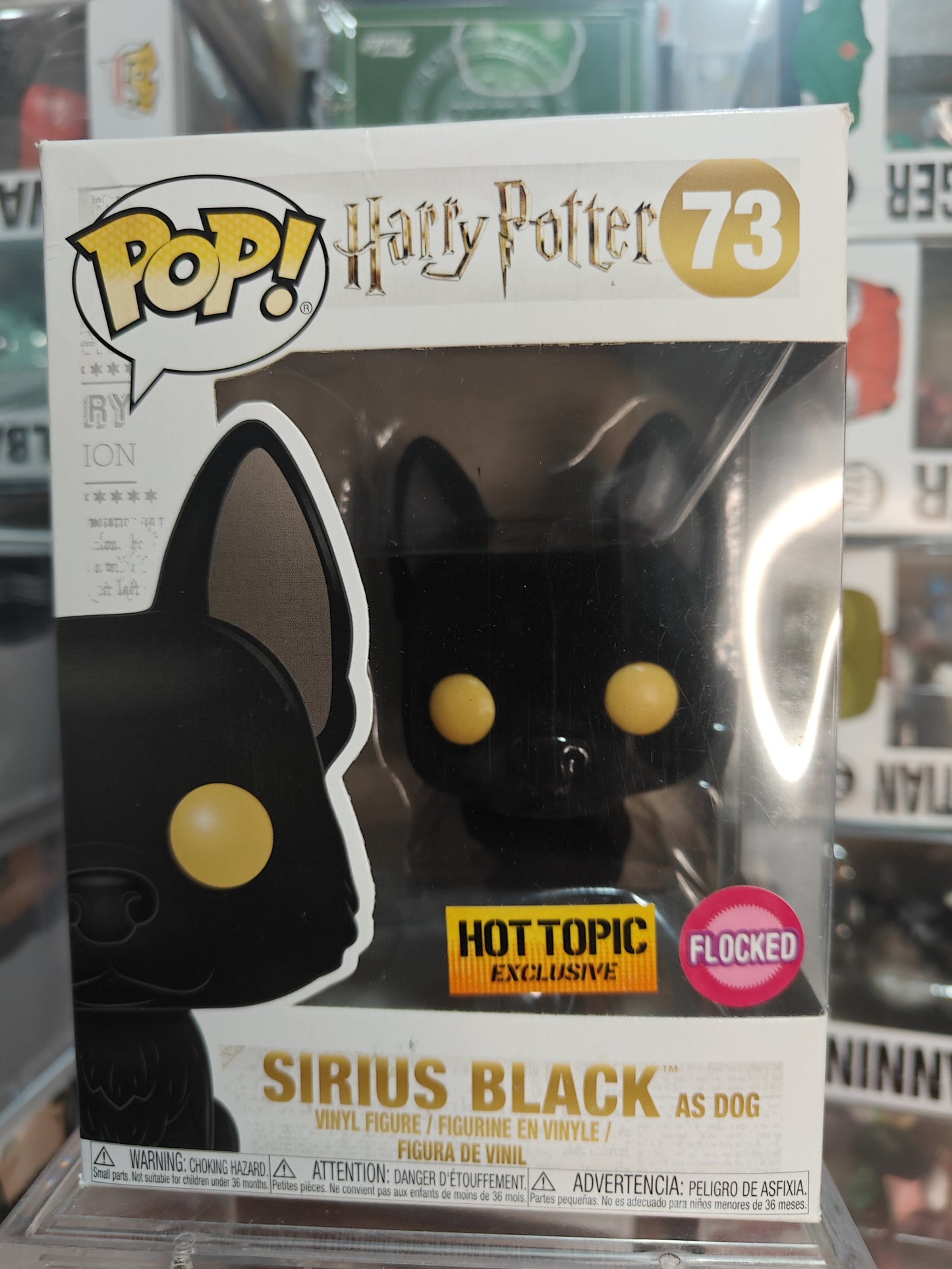 Sirius Black as Dog HT Flocked 73