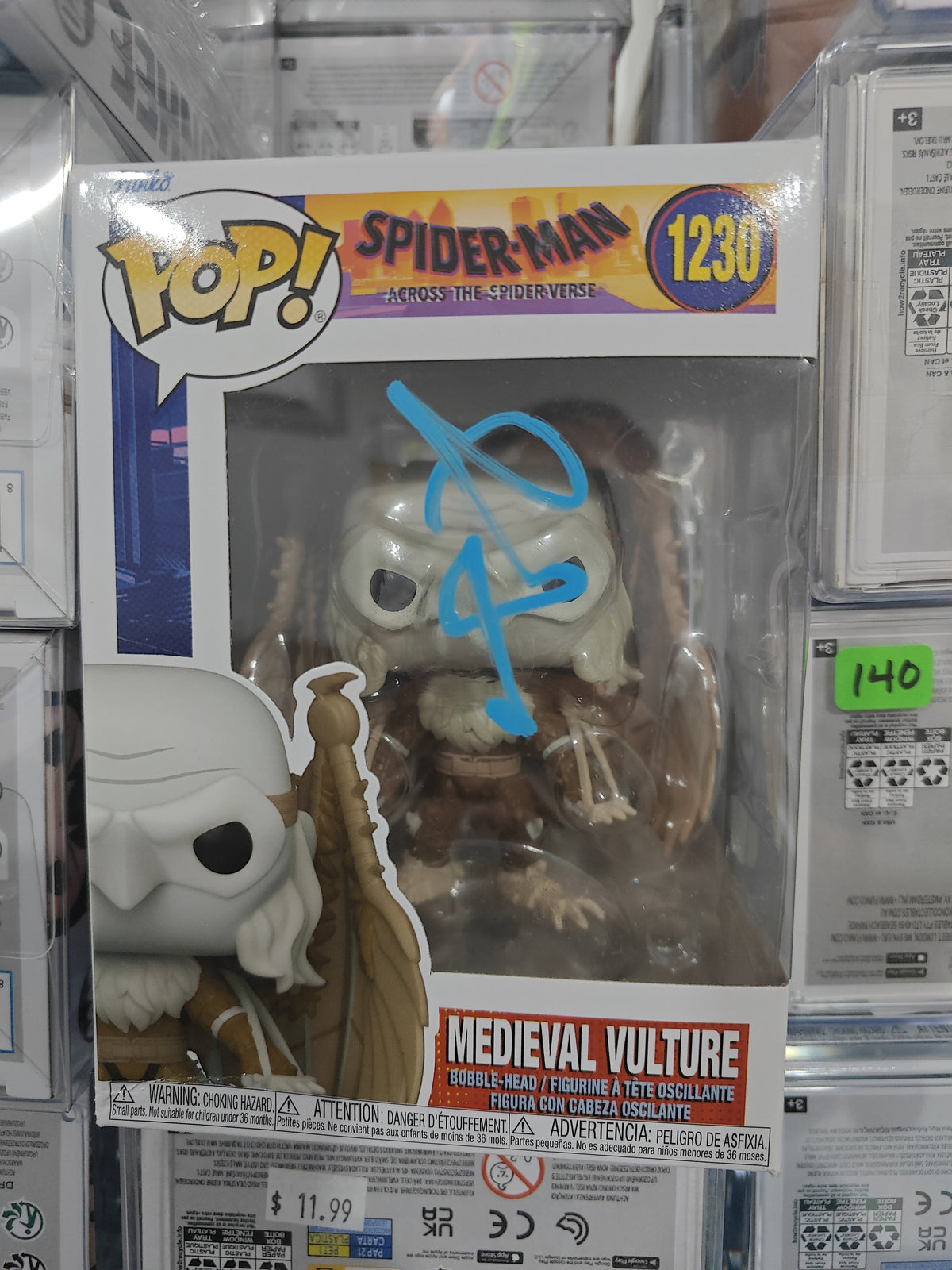 Medieval Vulture 1230 signed by Jorma Taccone