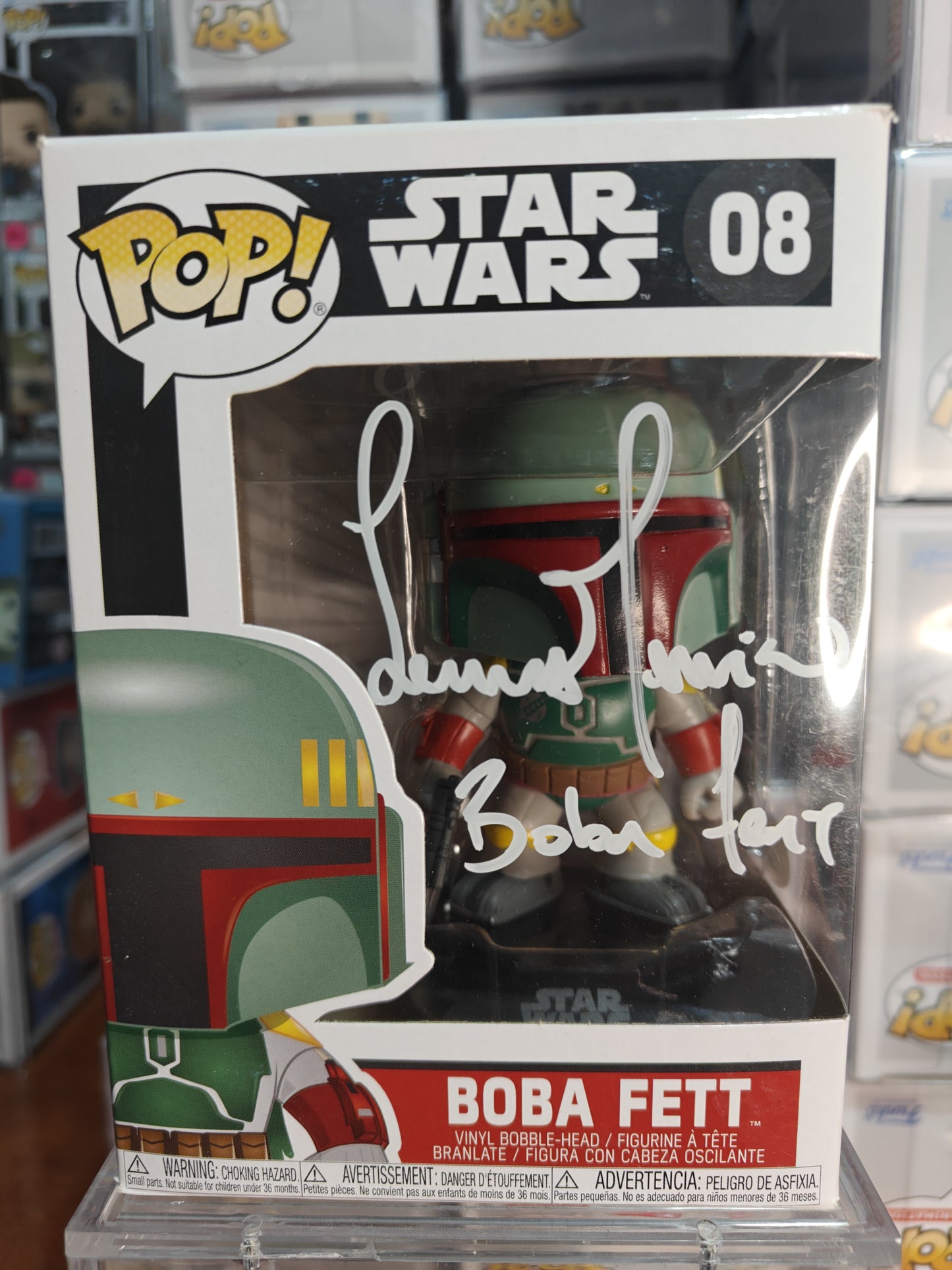 Boba Fett Signed by Temeura Morrison 08