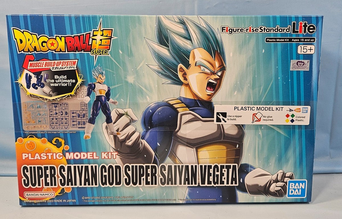 Bandai Dragon Ball Super Saiyan God Super Saiyan Vegeta Model Kit