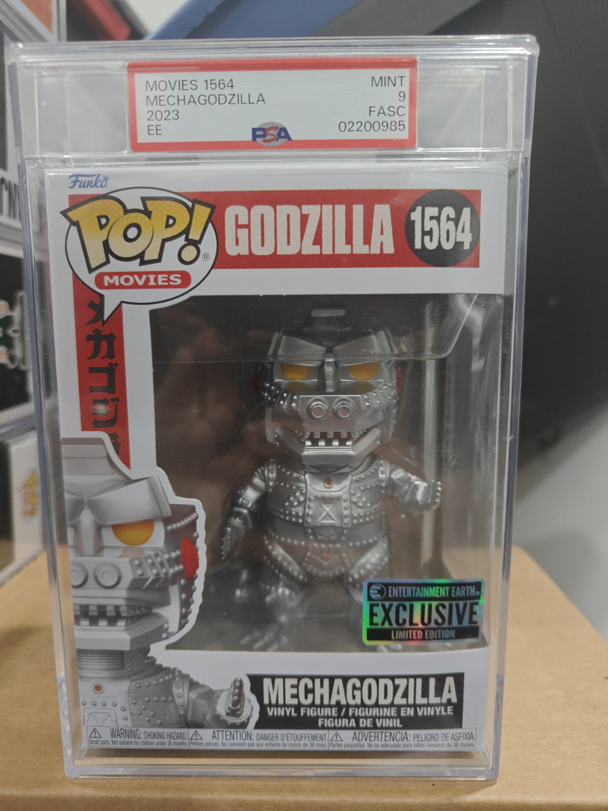 MechaGodzilla 1564 PSA 9 FASC