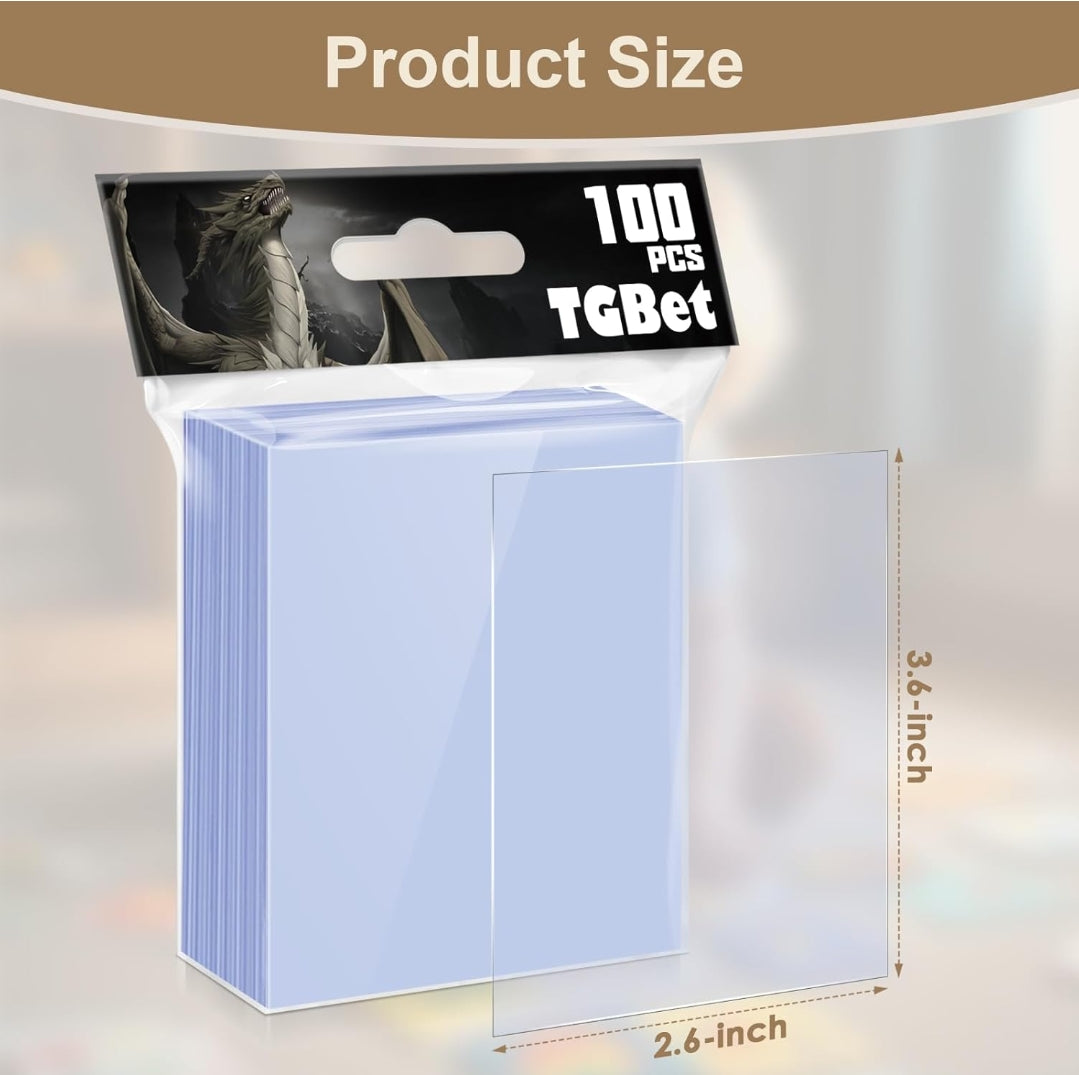 100 CT Standard Size Card Sleeves