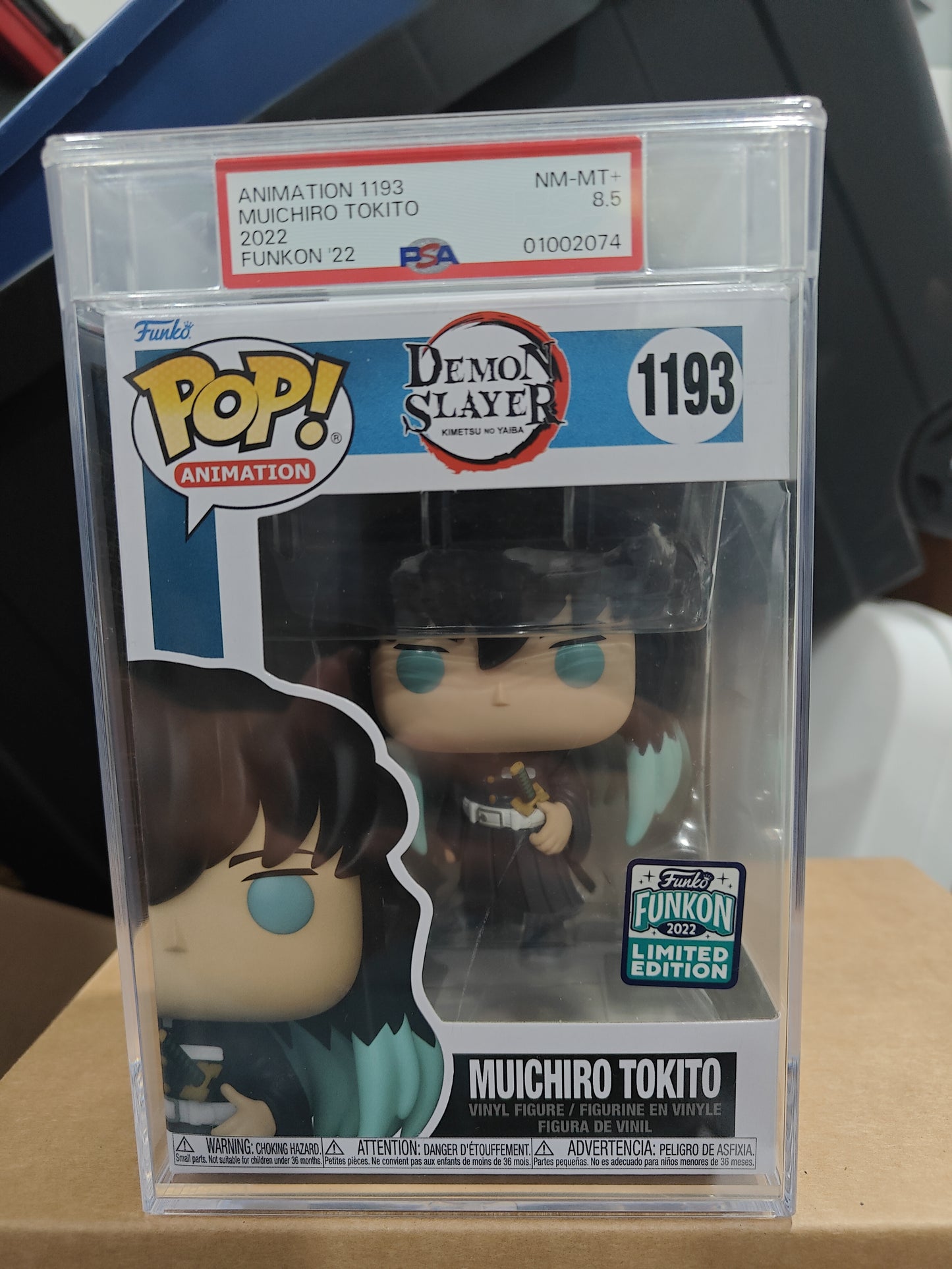Muichiro Tokito Funko 2022 1193 PSA 8.5